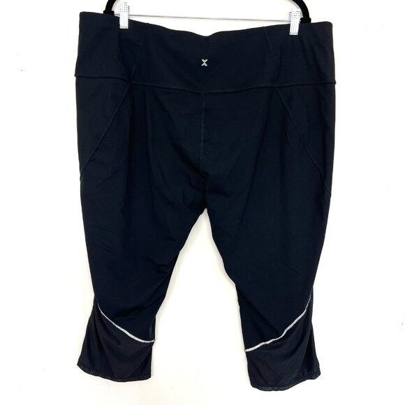 Xersion Quick-Dri Black Capri Leggings Active 3X - Picture 5 of 5